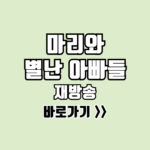 마리와 별난 아빠들 재방송